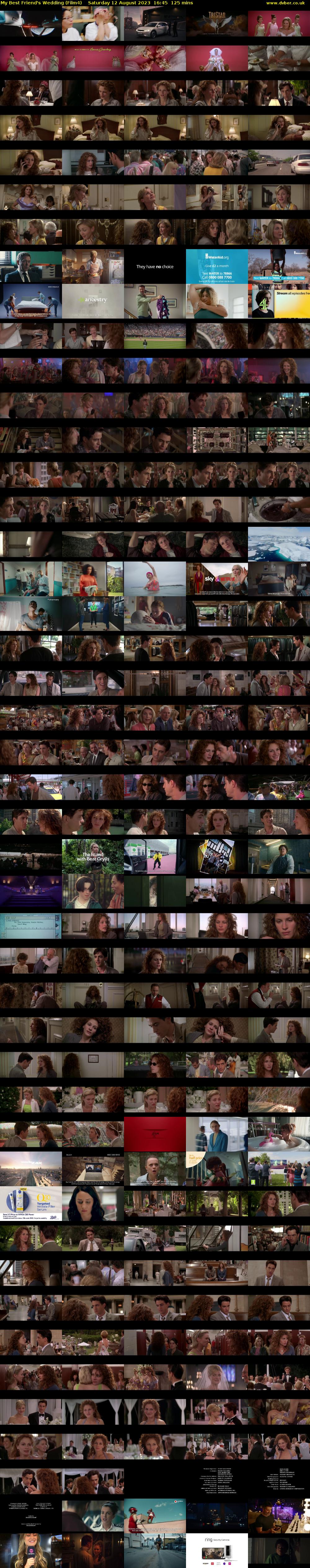 My Best Friend's Wedding (Film4) Saturday 12 August 2023 16:45 - 18:50