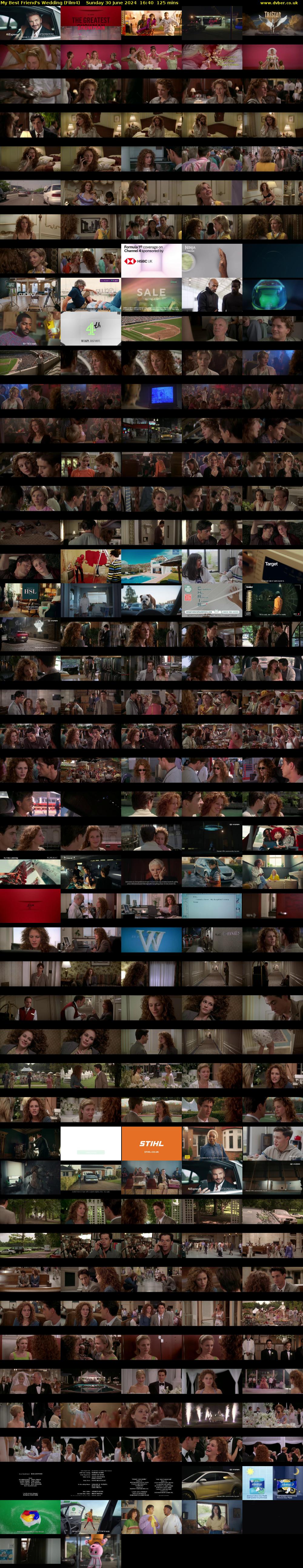 My Best Friend's Wedding (Film4) Sunday 30 June 2024 16:40 - 18:45