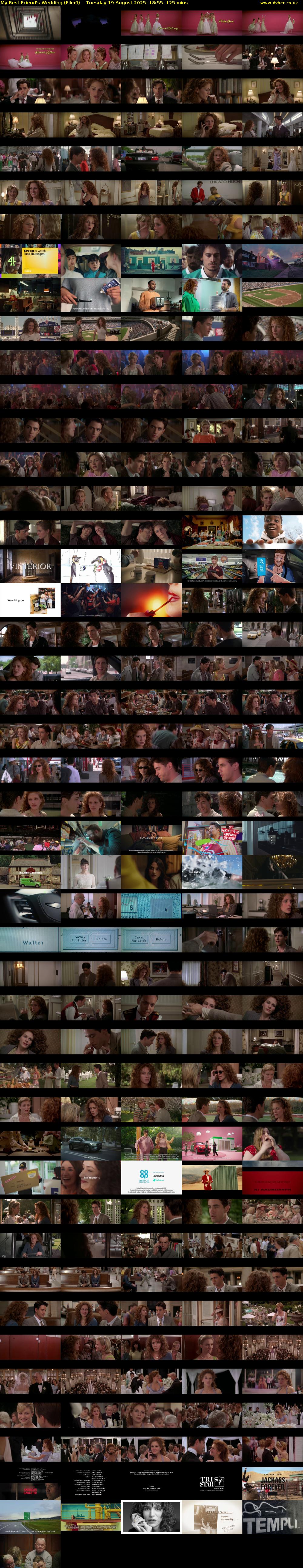 My Best Friend's Wedding (Film4) Tuesday 19 August 2025 18:55 - 21:00