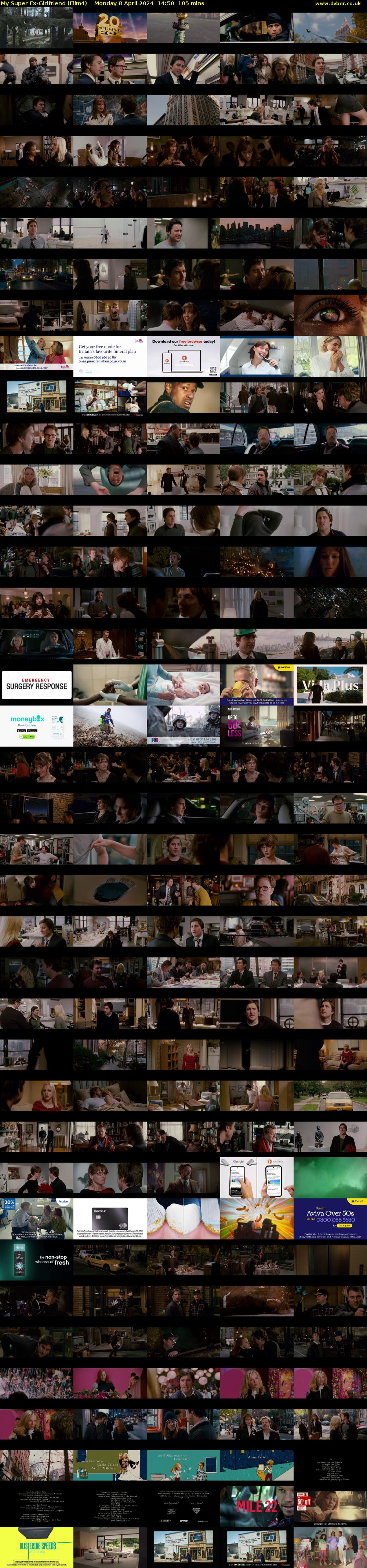 My Super Ex-Girlfriend (Film4) Monday 8 April 2024 14:50 - 16:35