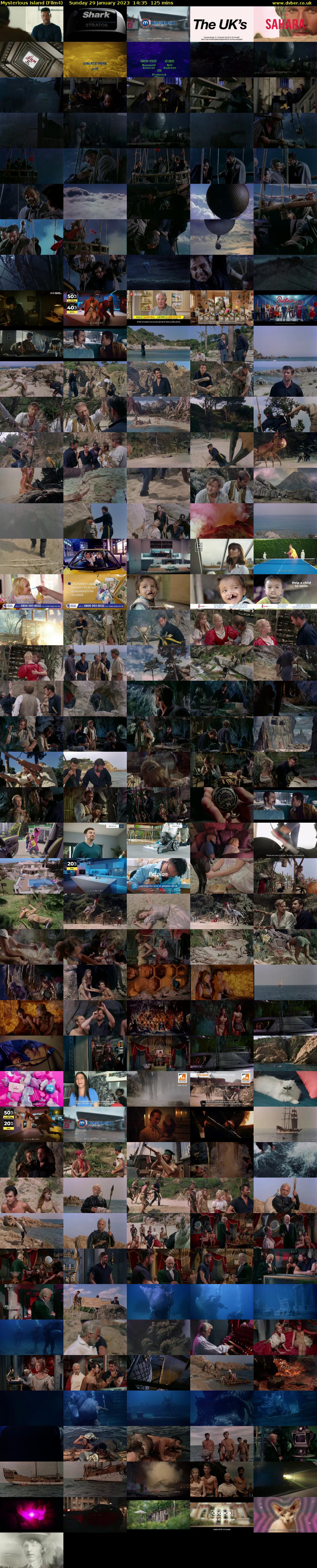 Mysterious Island (Film4) Sunday 29 January 2023 14:35 - 16:40
