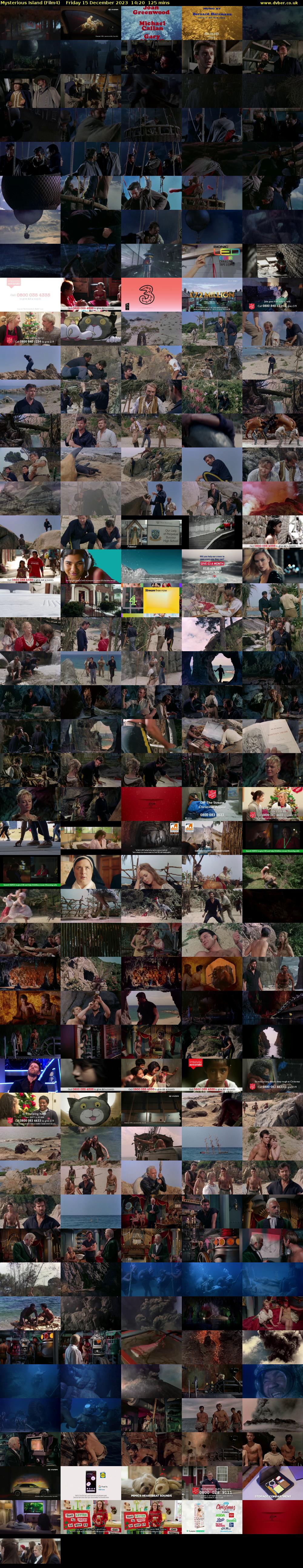 Mysterious Island (Film4) Friday 15 December 2023 14:20 - 16:25