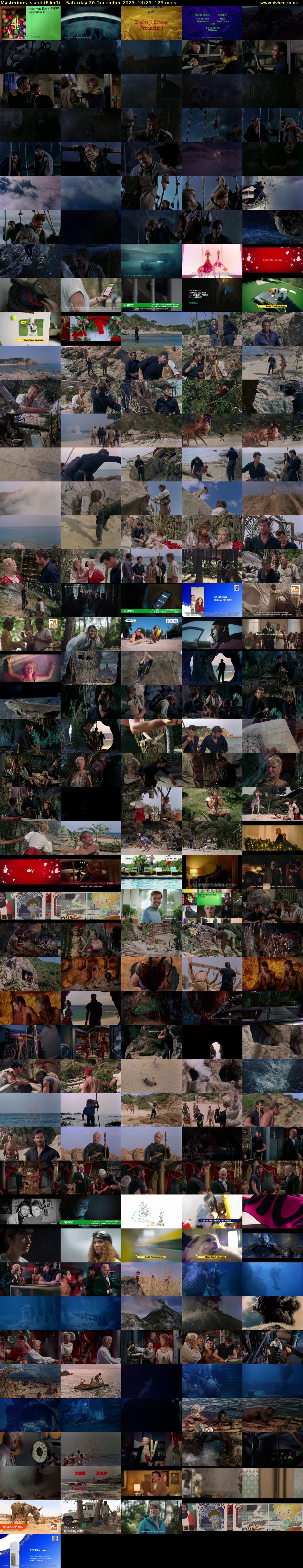 Mysterious Island (Film4) Saturday 20 December 2025 14:25 - 16:30