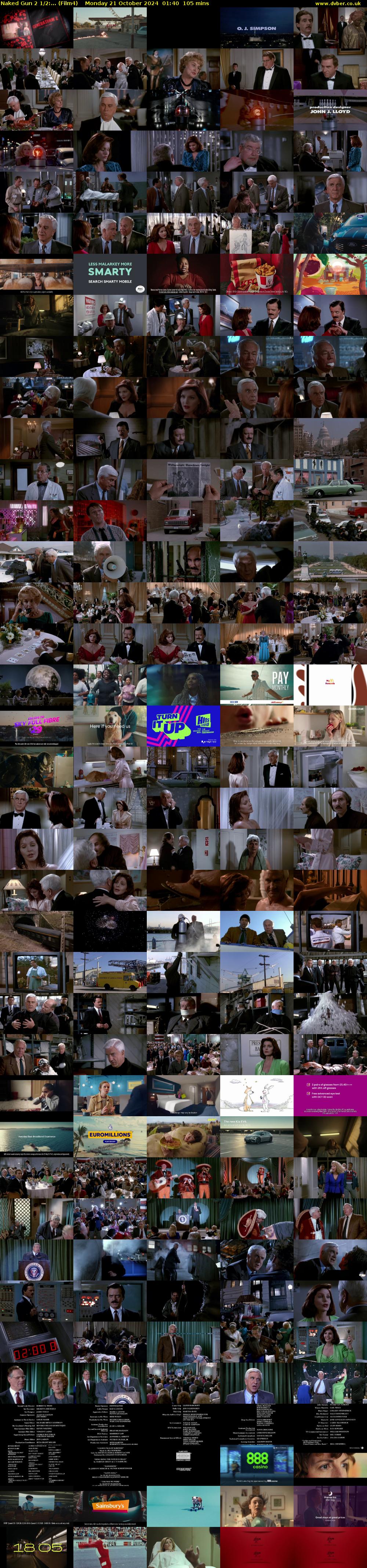 Naked Gun 2 1/2:... (Film4) Monday 21 October 2024 01:40 - 03:25