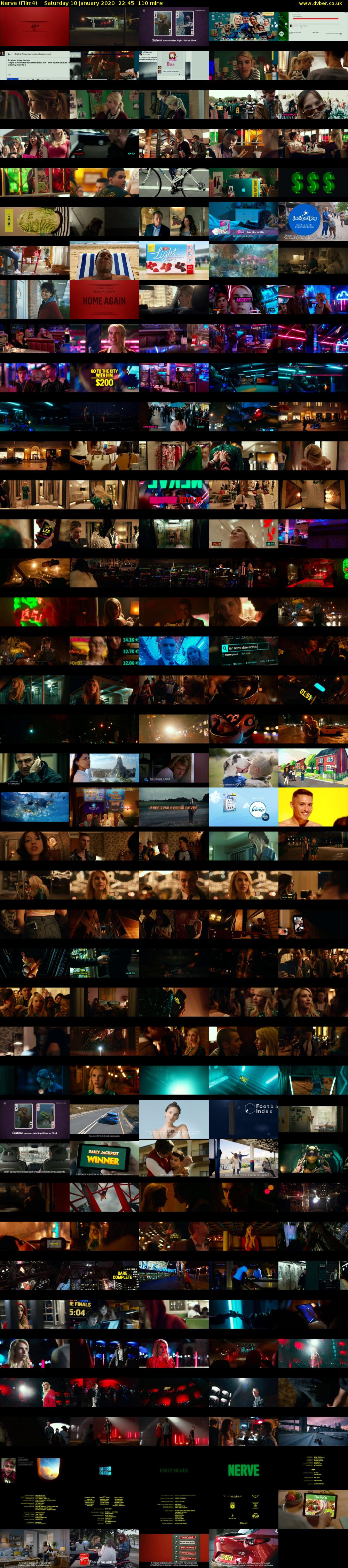 Nerve (Film4) Saturday 18 January 2020 22:45 - 00:35