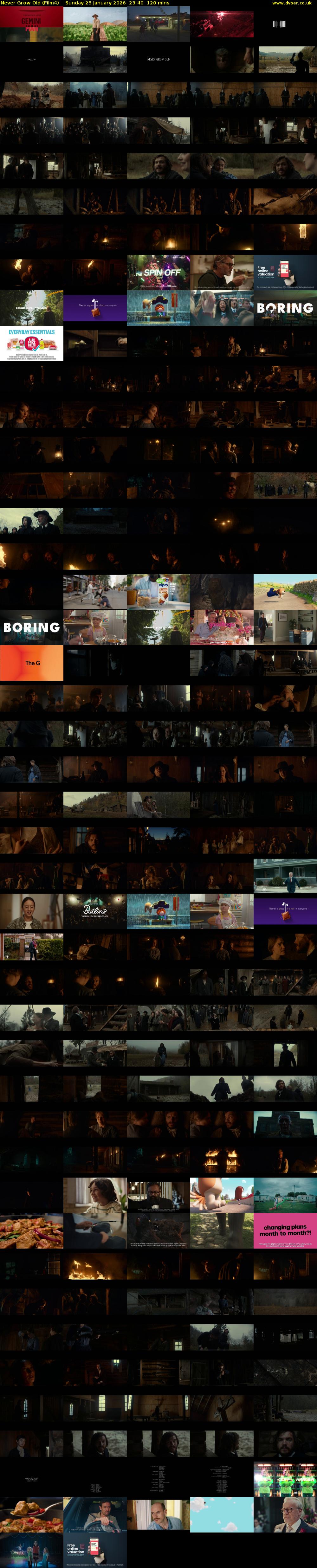 Never Grow Old (Film4) Sunday 25 January 2026 23:40 - 01:40