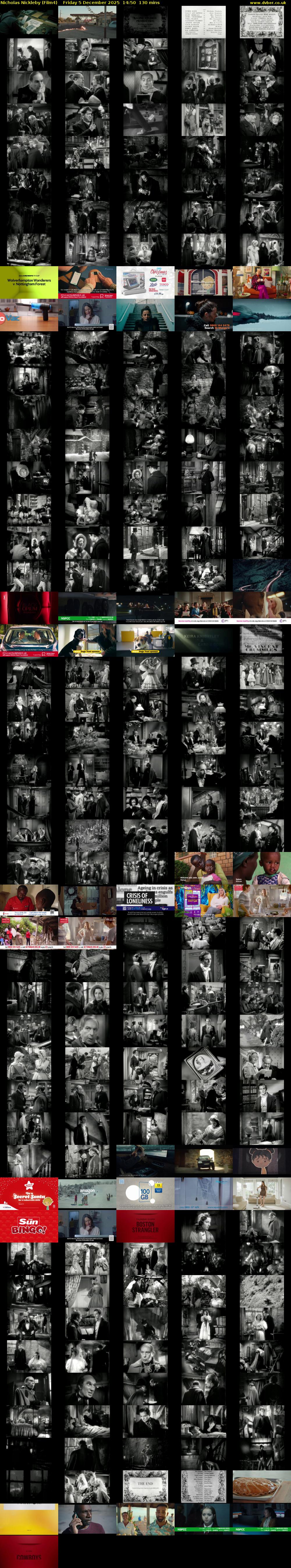 Nicholas Nickleby (Film4) Friday 5 December 2025 14:50 - 17:00