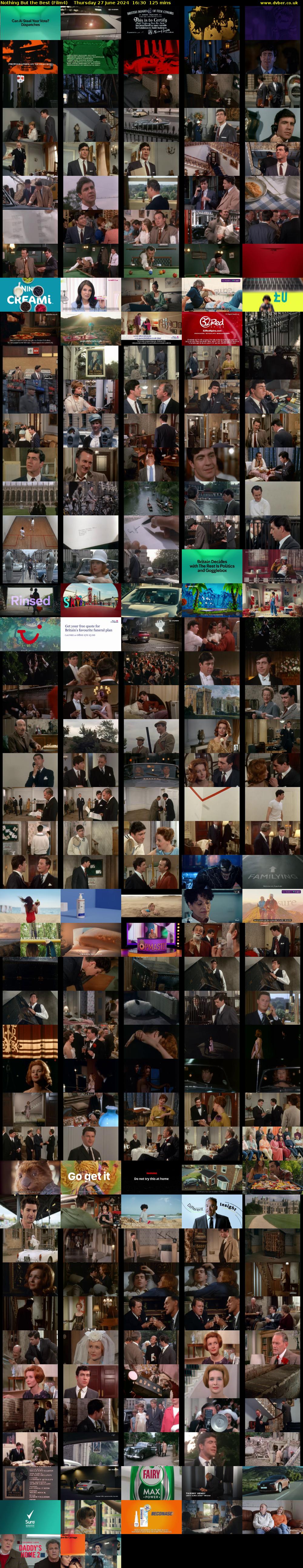 Nothing But the Best (Film4) Thursday 27 June 2024 16:30 - 18:35