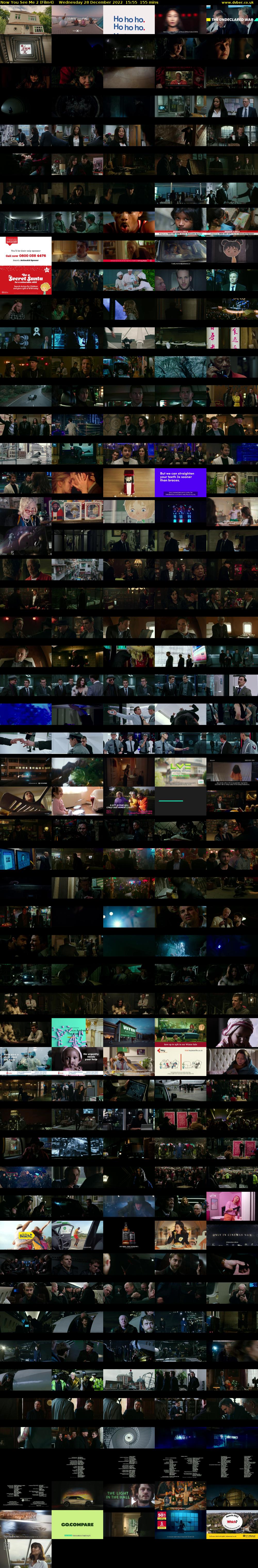 Now You See Me 2 (Film4) Wednesday 28 December 2022 15:55 - 18:30