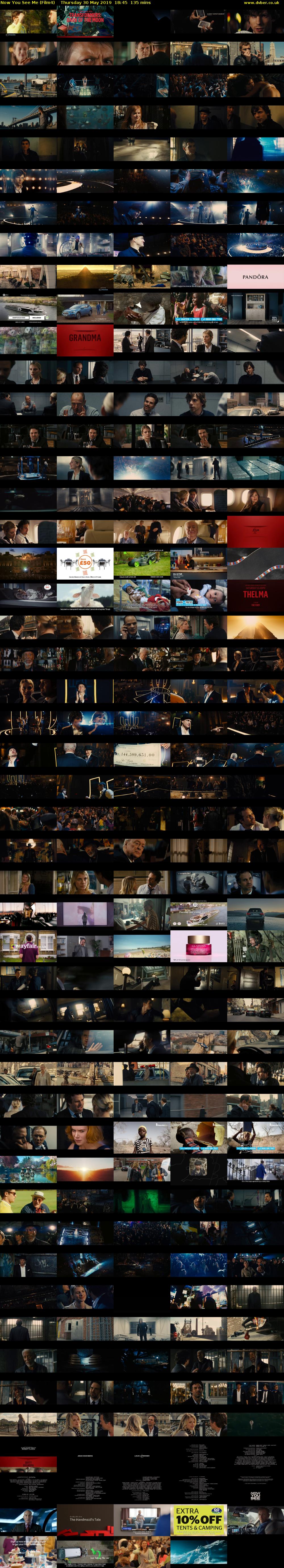 Now You See Me (Film4) Thursday 30 May 2019 18:45 - 21:00