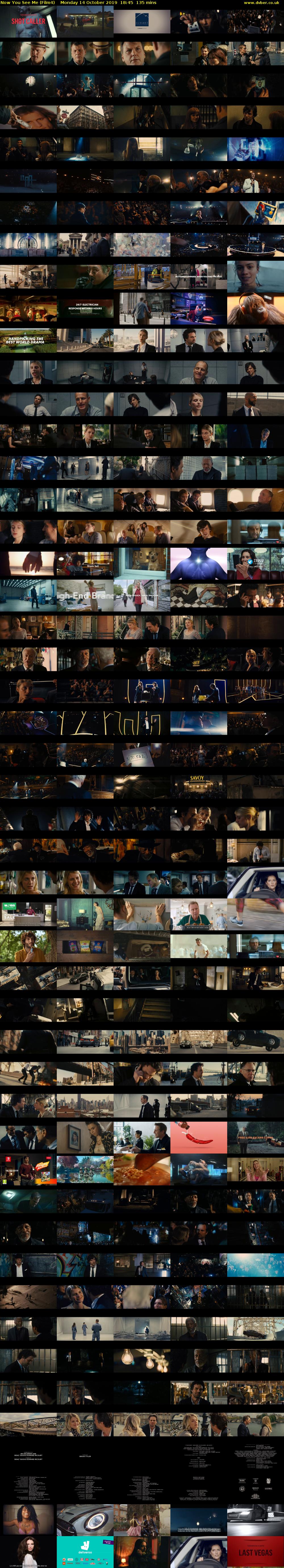 Now You See Me (Film4) Monday 14 October 2019 18:45 - 21:00