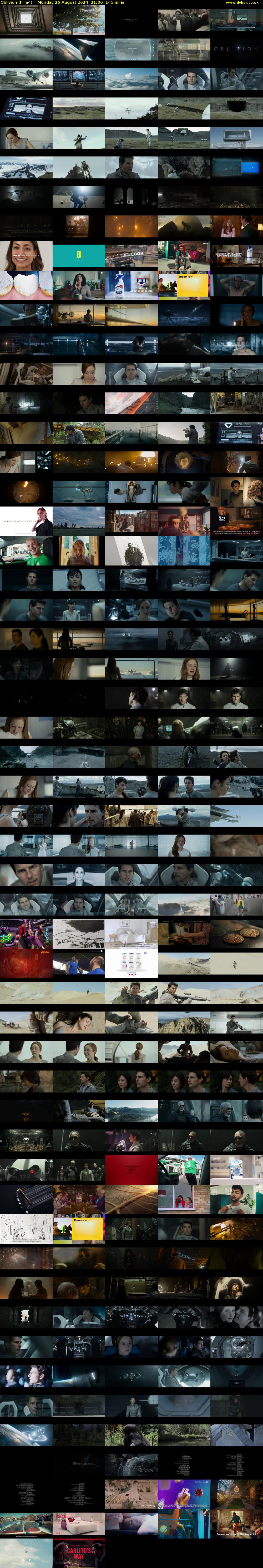 Oblivion (Film4) Monday 26 August 2024 21:00 - 23:25