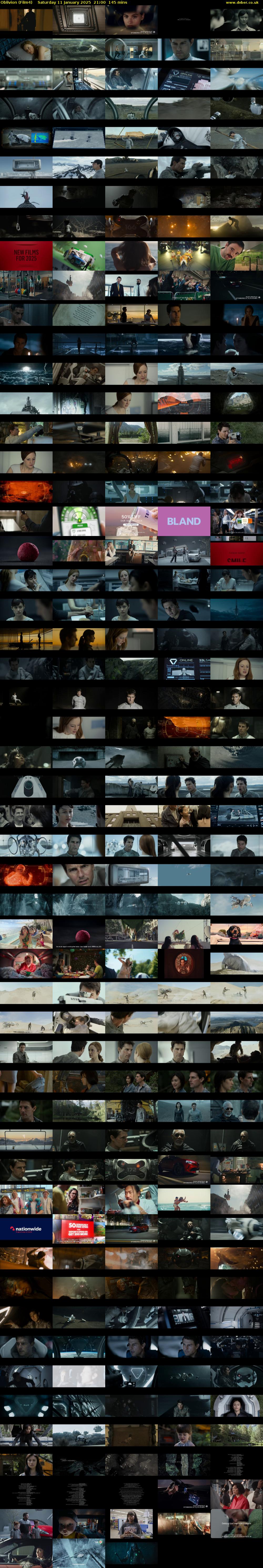 Oblivion (Film4) Saturday 11 January 2025 21:00 - 23:25