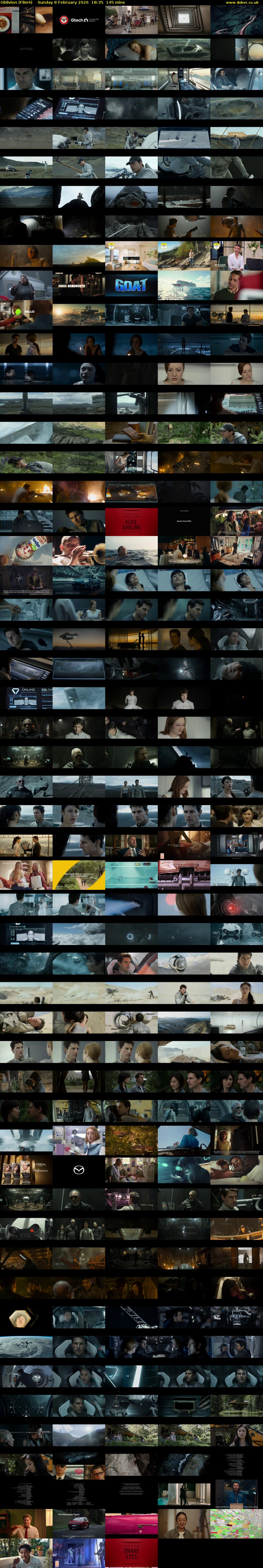Oblivion (Film4) Sunday 8 February 2026 18:35 - 21:00