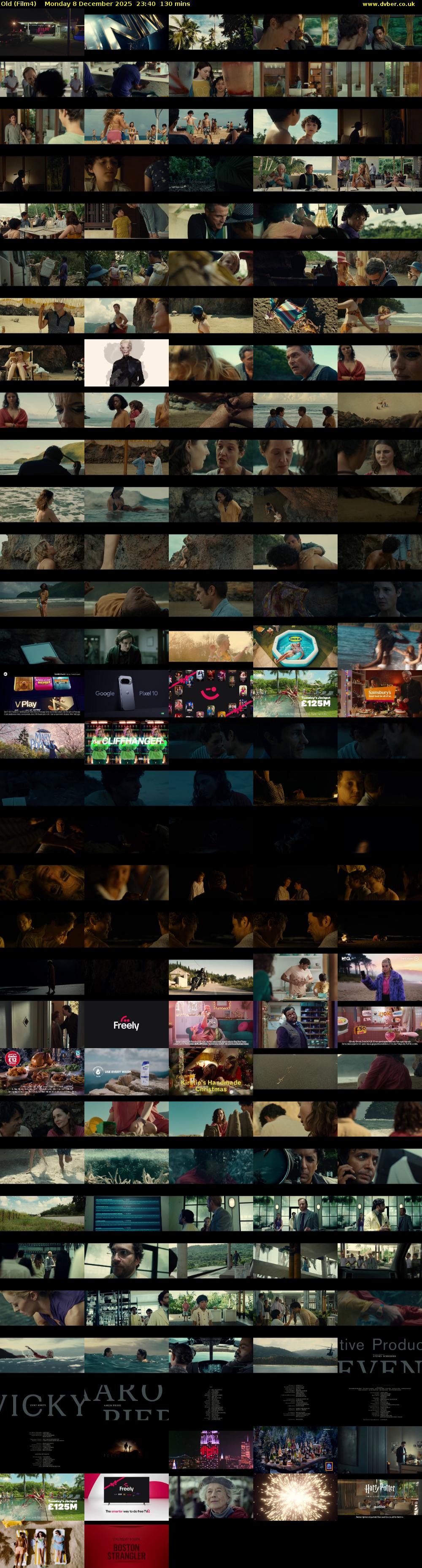 Old (Film4) Monday 8 December 2025 23:40 - 01:50