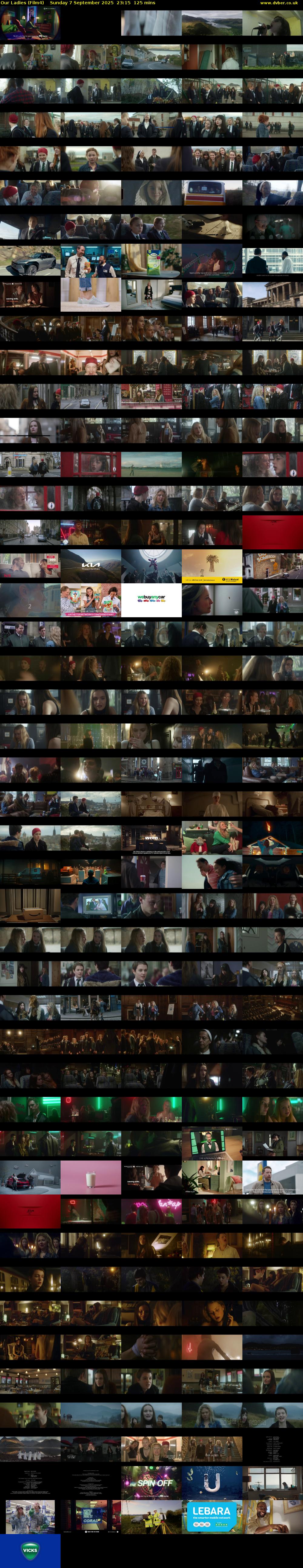 Our Ladies (Film4) Sunday 7 September 2025 23:15 - 01:20