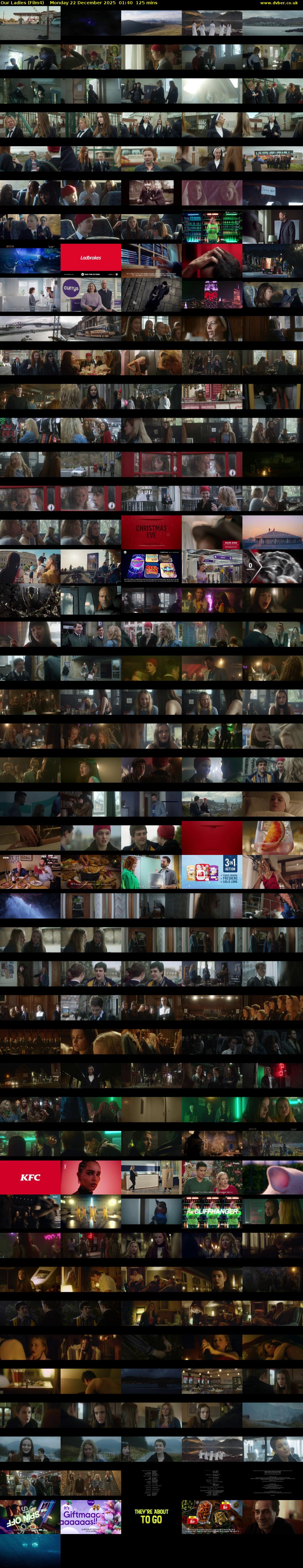 Our Ladies (Film4) Monday 22 December 2025 01:40 - 03:45