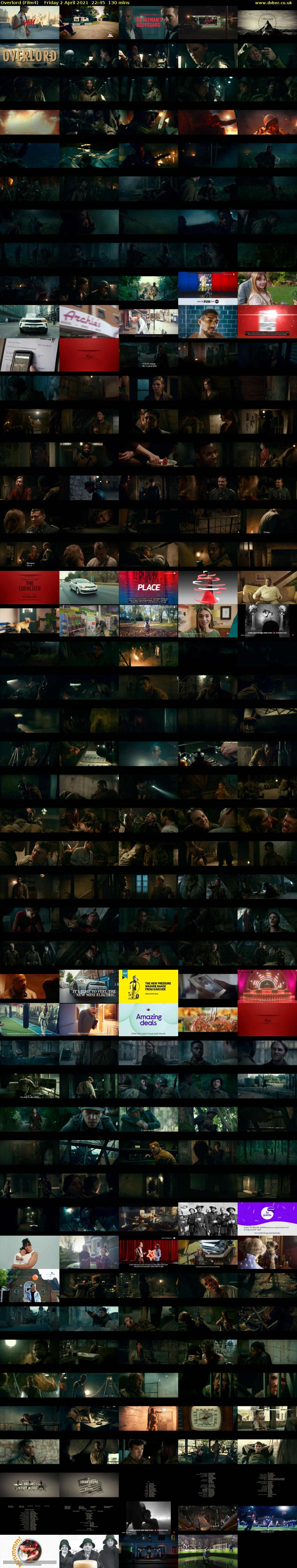 Overlord (Film4) Friday 2 April 2021 22:45 - 00:55