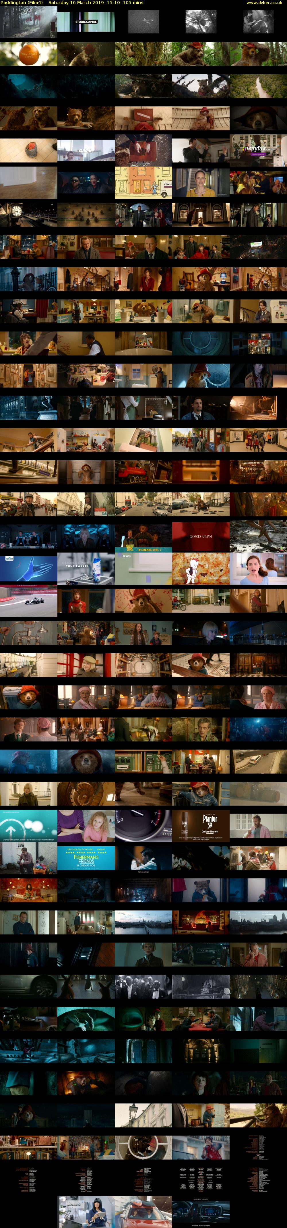 Paddington (Film4) Saturday 16 March 2019 15:10 - 16:55