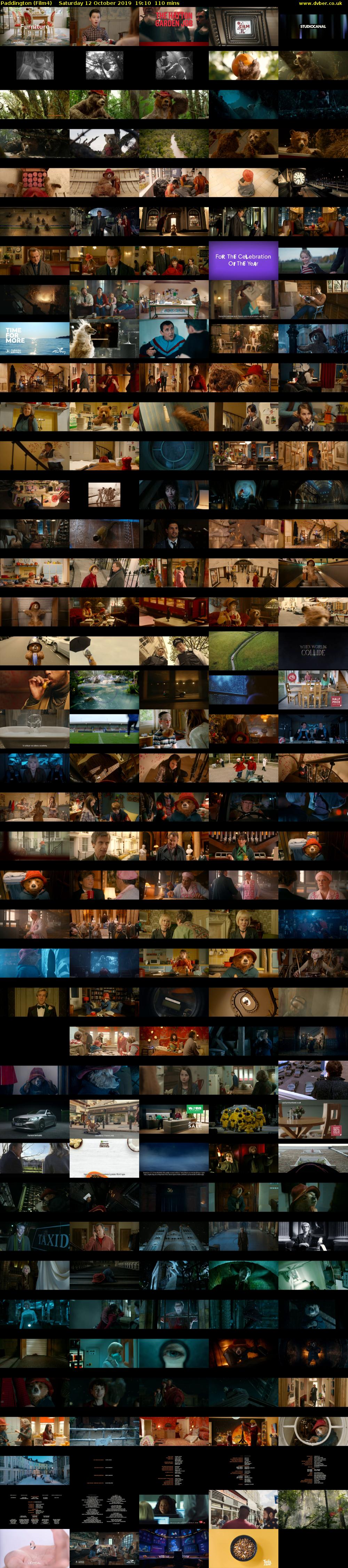Paddington (Film4) Saturday 12 October 2019 19:10 - 21:00