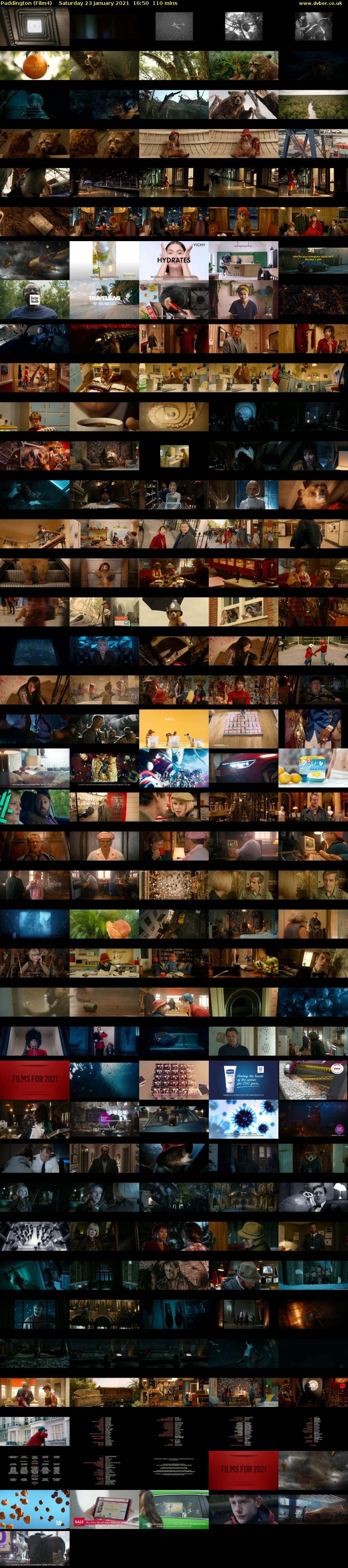 Paddington (Film4) Saturday 23 January 2021 16:50 - 18:40