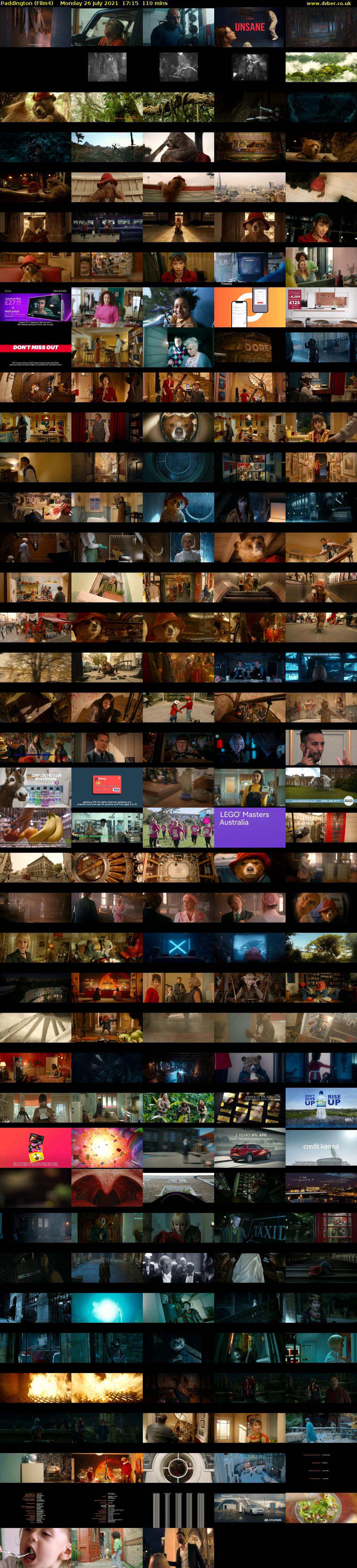 Paddington (Film4) Monday 26 July 2021 17:15 - 19:05