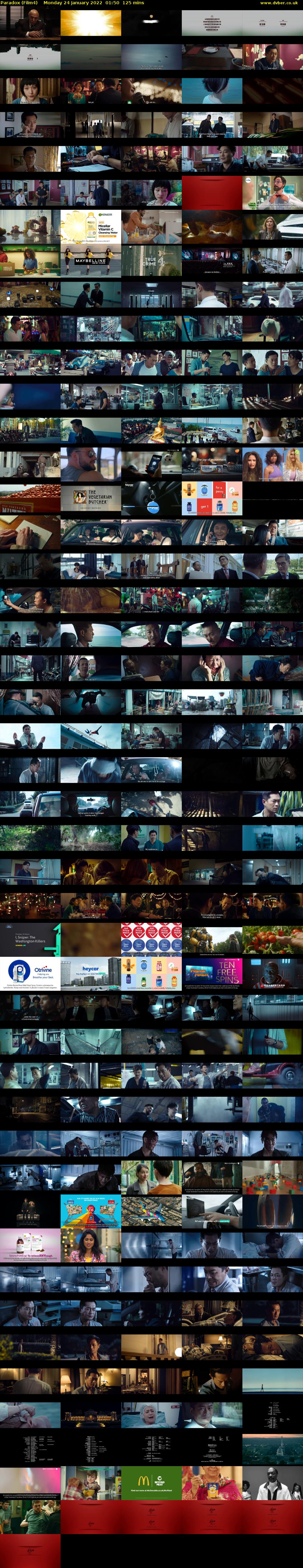 Paradox (Film4) Monday 24 January 2022 01:50 - 03:55