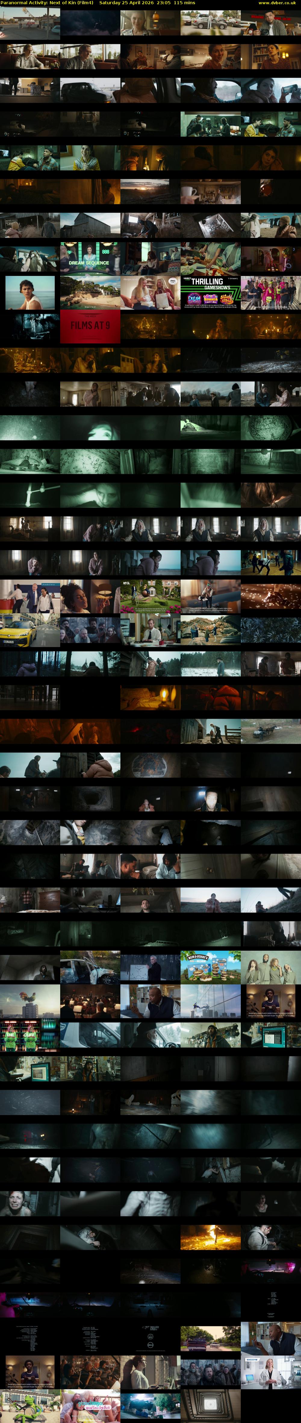 Paranormal Activity: Next of Kin (Film4) Saturday 25 April 2026 23:05 - 01:00