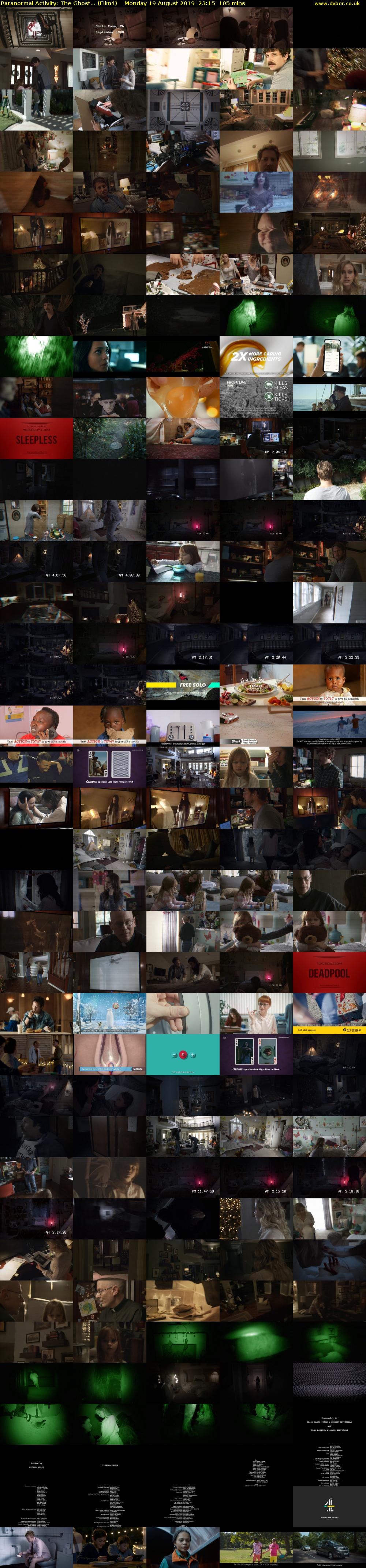 Paranormal Activity: The Ghost... (Film4) Monday 19 August 2019 23:15 - 01:00
