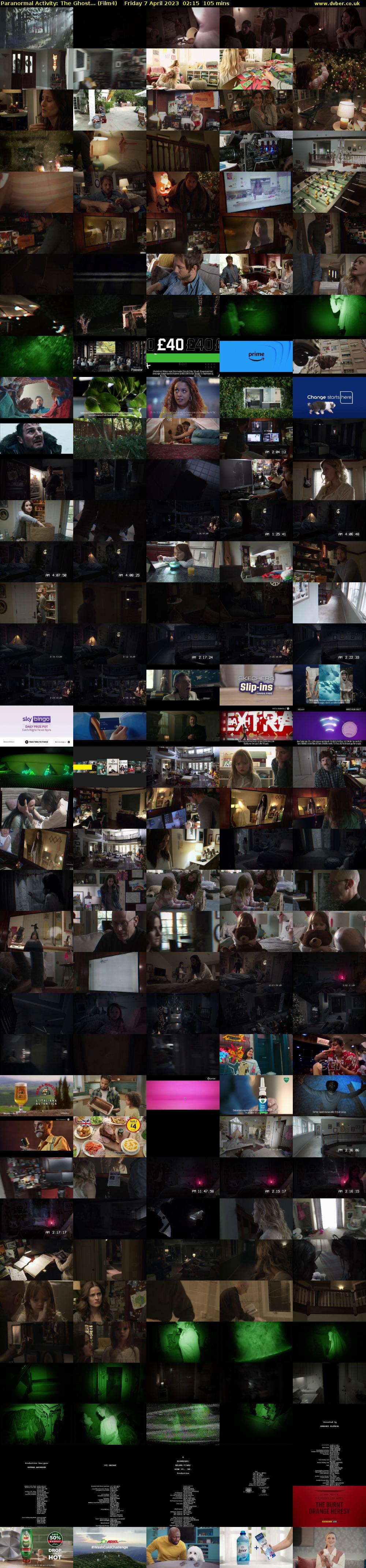 Paranormal Activity: The Ghost... (Film4) Friday 7 April 2023 02:15 - 04:00