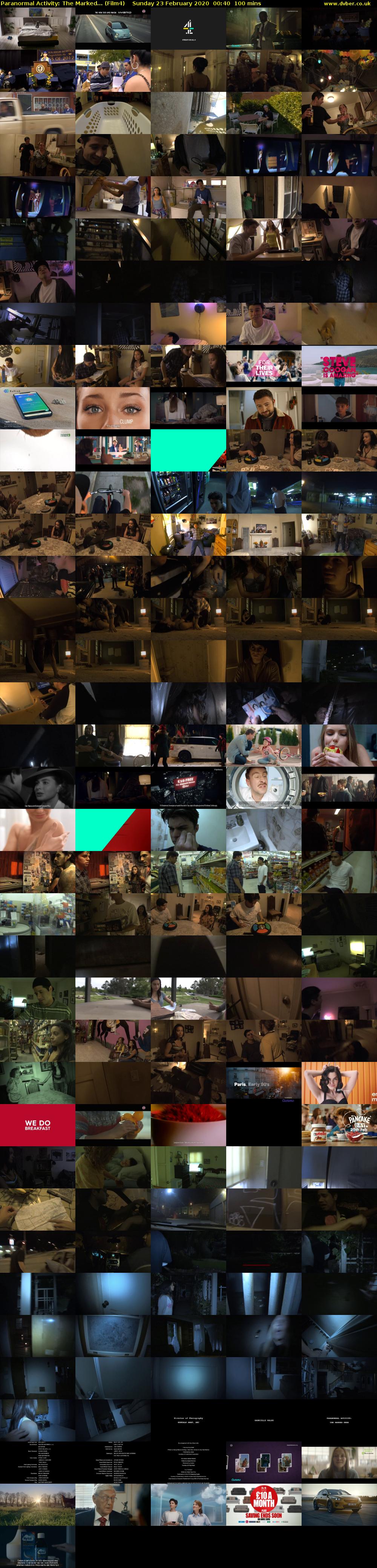 Paranormal Activity: The Marked... (Film4) Sunday 23 February 2020 00:40 - 02:20