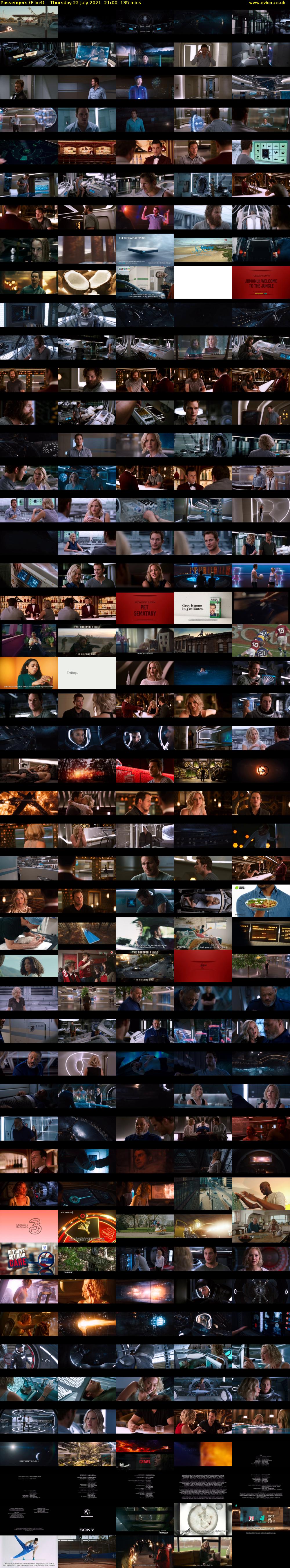 Passengers (Film4) Thursday 22 July 2021 21:00 - 23:15