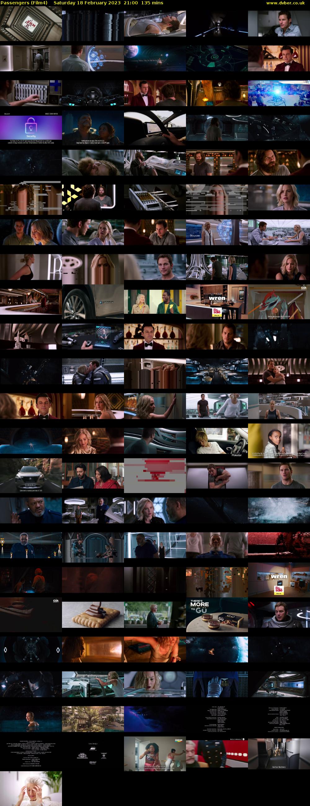 Passengers (Film4) Saturday 18 February 2023 21:00 - 23:15
