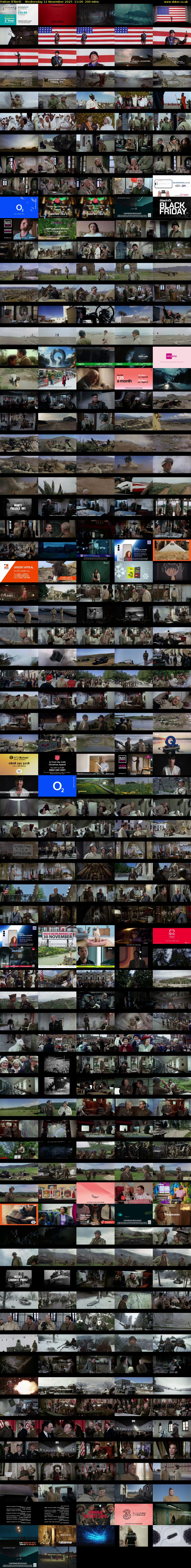 Patton (Film4) Wednesday 12 November 2025 11:00 - 14:20