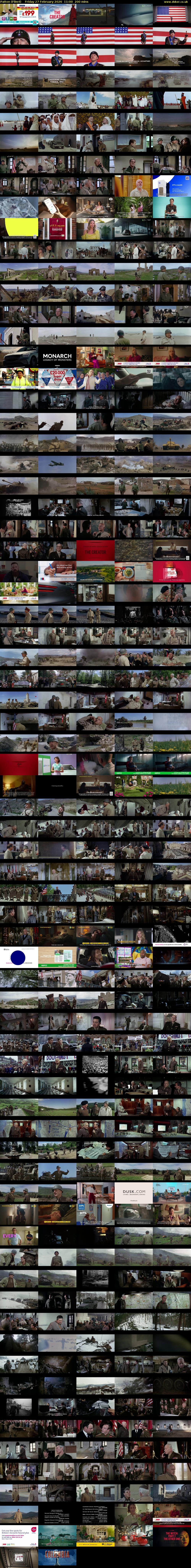 Patton (Film4) Friday 27 February 2026 11:00 - 14:20