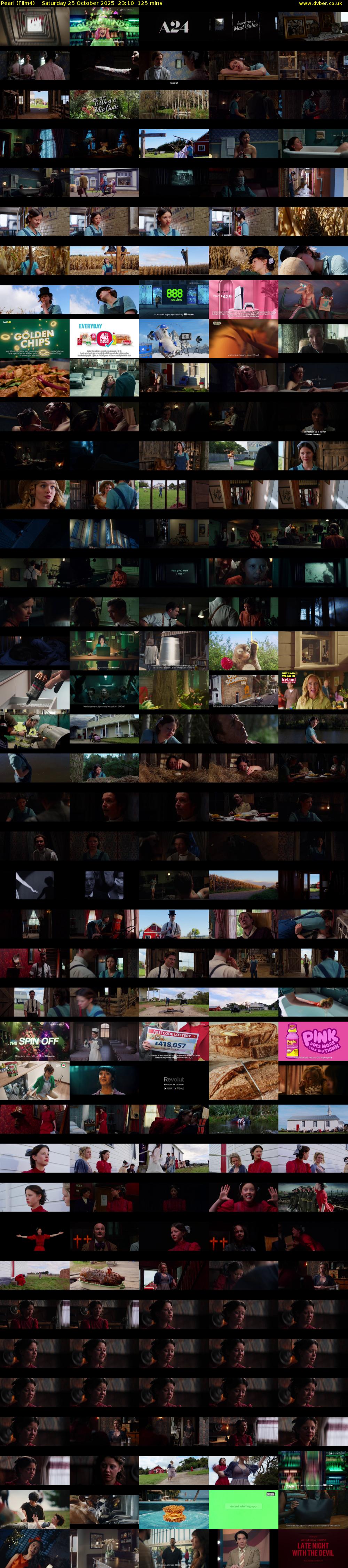 Pearl (Film4) Saturday 25 October 2025 23:10 - 01:15