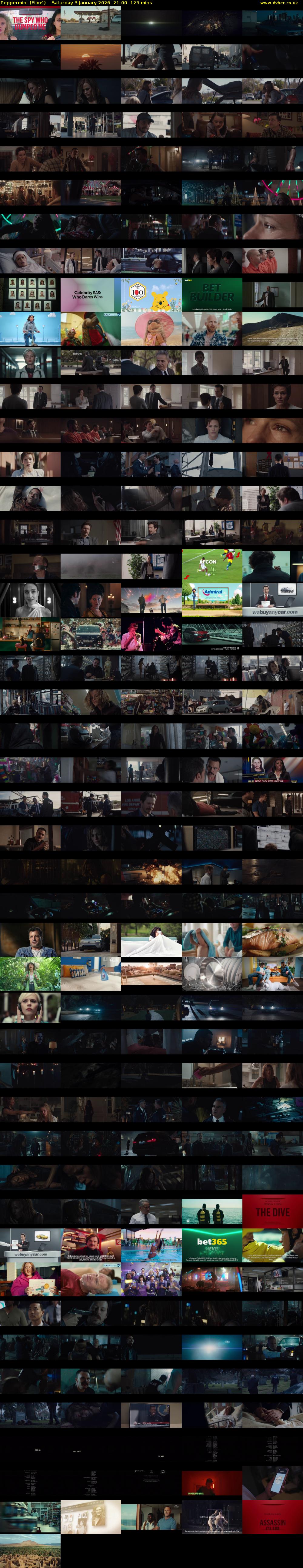 Peppermint (Film4) Saturday 3 January 2026 21:00 - 23:05