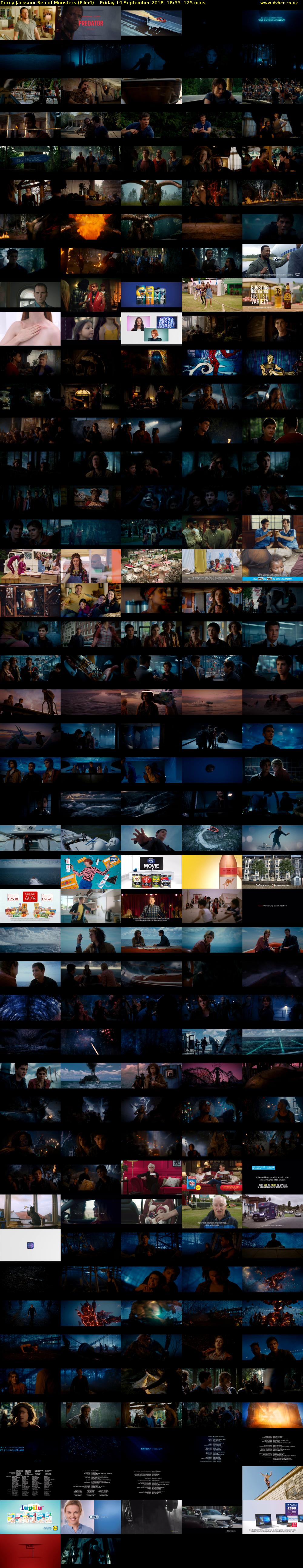 Percy Jackson: Sea of Monsters (Film4) Friday 14 September 2018 18:55 - 21:00