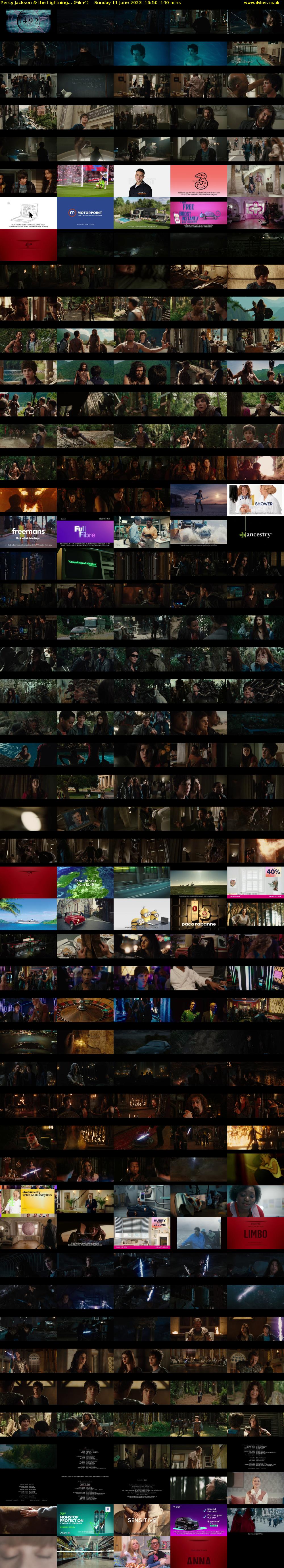 Percy Jackson & the Lightning... (Film4) Sunday 11 June 2023 16:50 - 19:10
