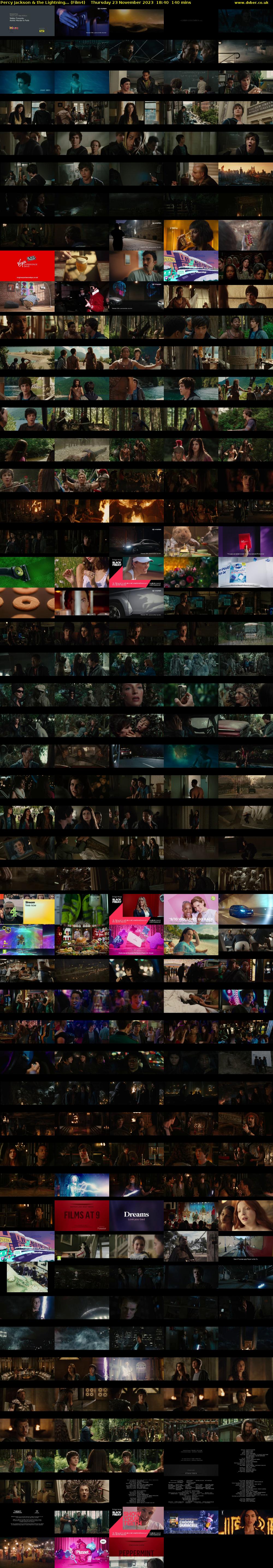 Percy Jackson & the Lightning... (Film4) Thursday 23 November 2023 18:40 - 21:00