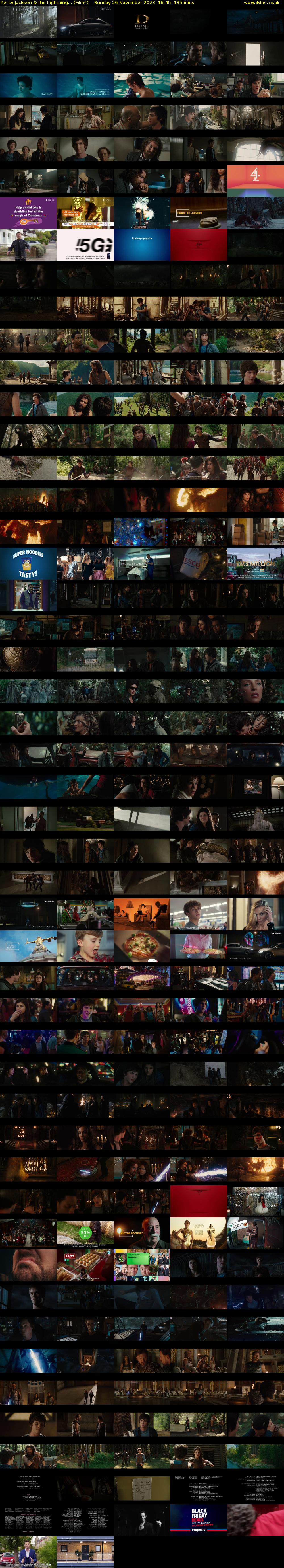 Percy Jackson & the Lightning... (Film4) Sunday 26 November 2023 16:45 - 19:00