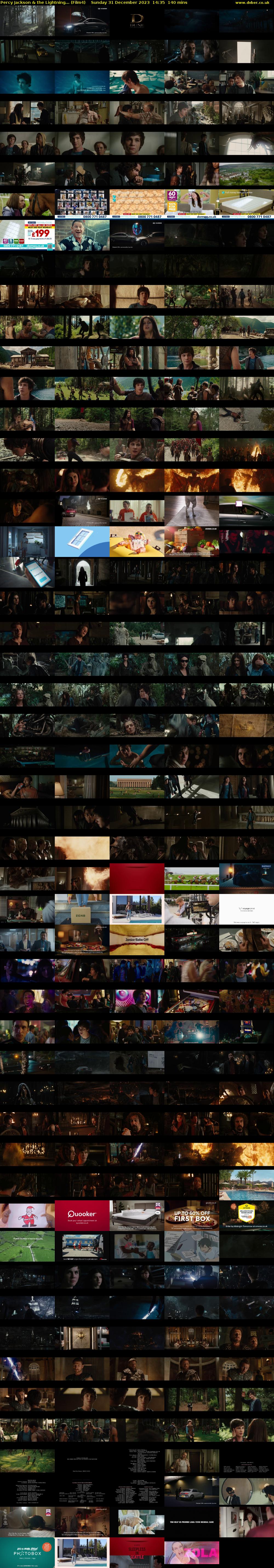 Percy Jackson & the Lightning... (Film4) Sunday 31 December 2023 14:35 - 16:55