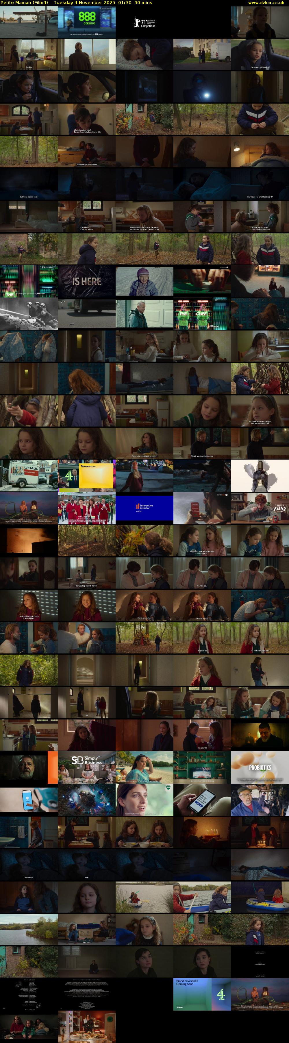 Petite Maman (Film4) Tuesday 4 November 2025 01:30 - 03:00