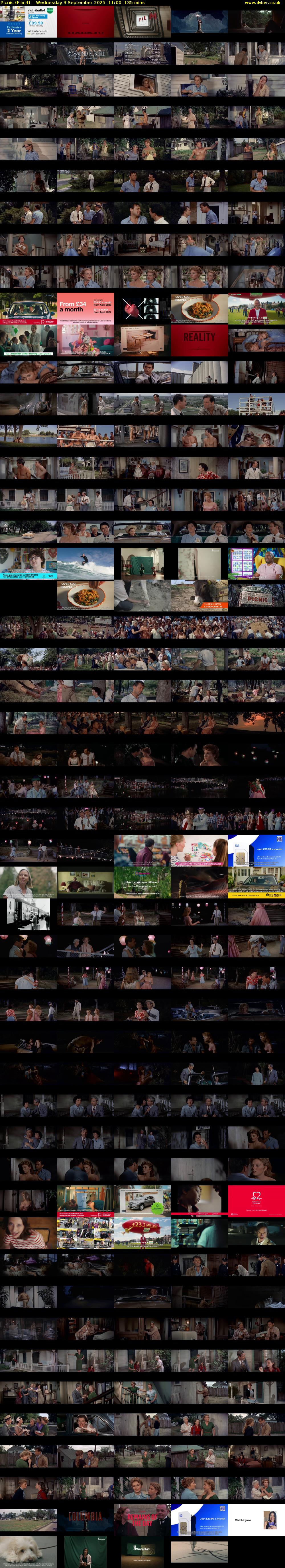 Picnic (Film4) Wednesday 3 September 2025 11:00 - 13:15