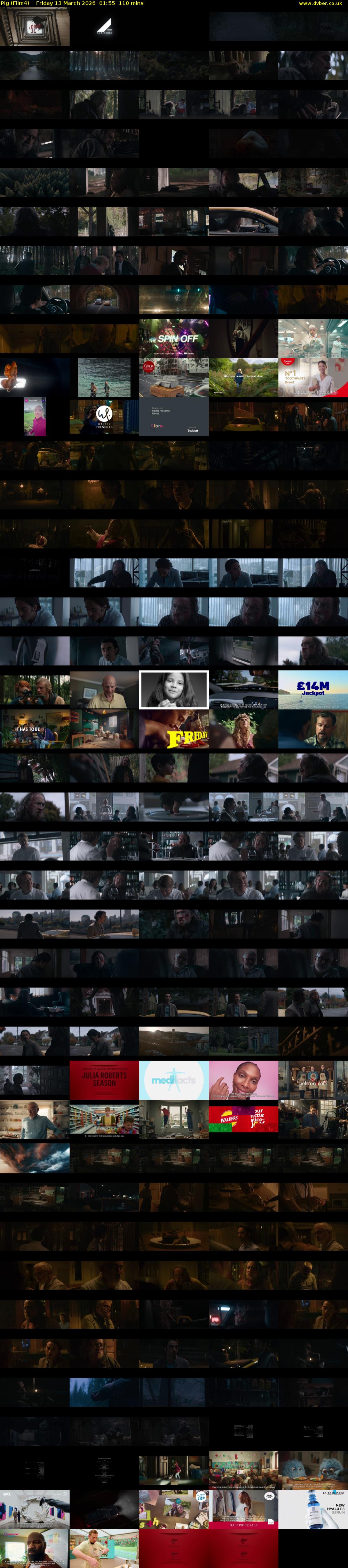 Pig (Film4) Friday 13 March 2026 01:55 - 03:45