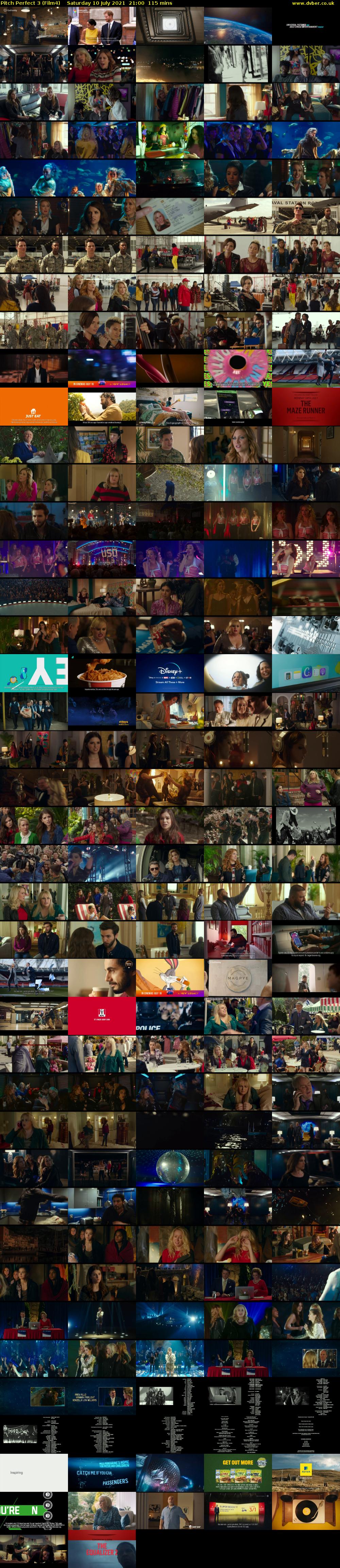 Pitch Perfect 3 (Film4) Saturday 10 July 2021 21:00 - 22:55