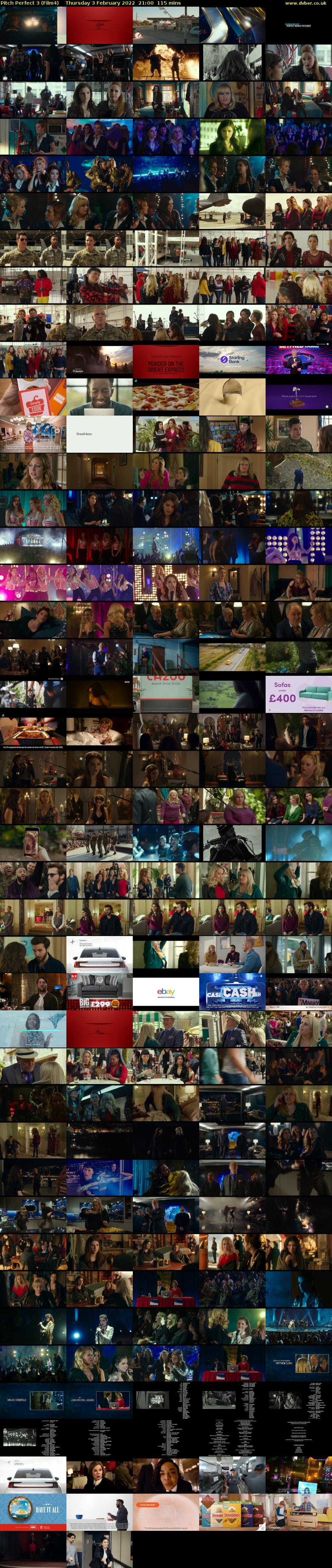 Pitch Perfect 3 (Film4) Thursday 3 February 2022 21:00 - 22:55