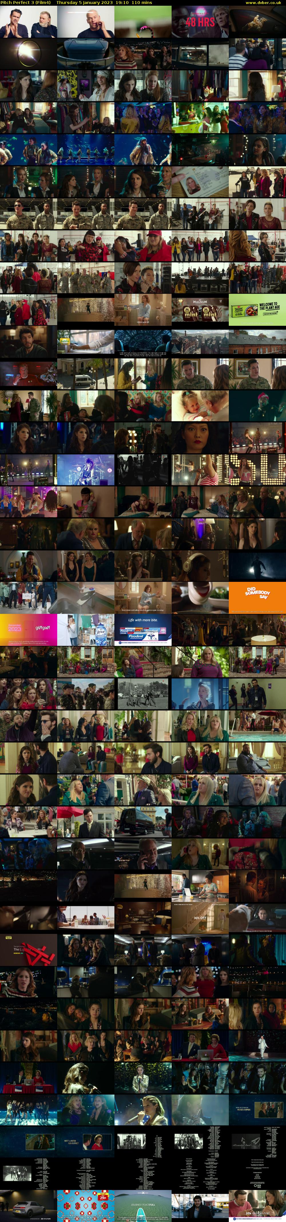 Pitch Perfect 3 (Film4) Thursday 5 January 2023 19:10 - 21:00