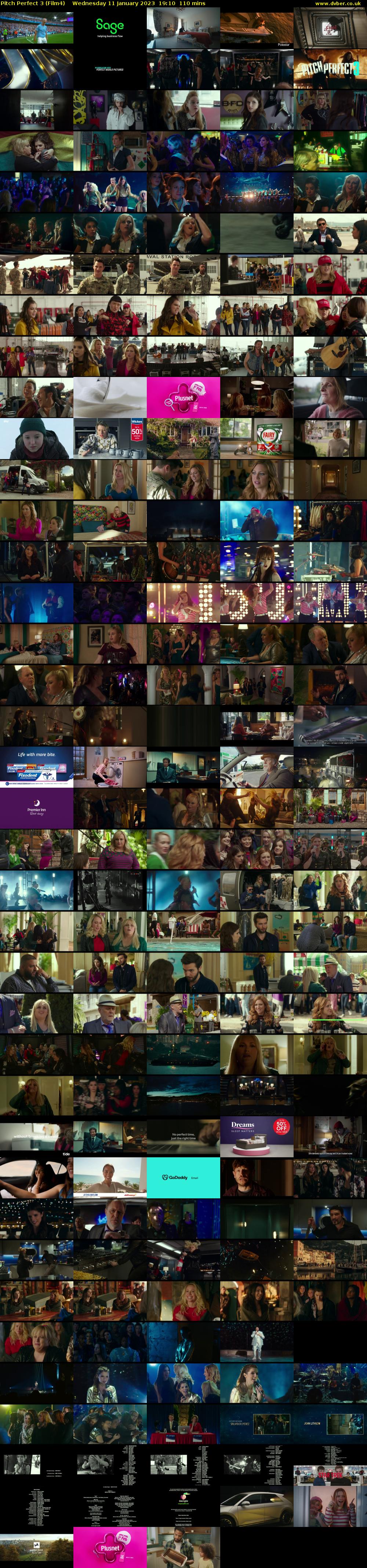 Pitch Perfect 3 (Film4) Wednesday 11 January 2023 19:10 - 21:00