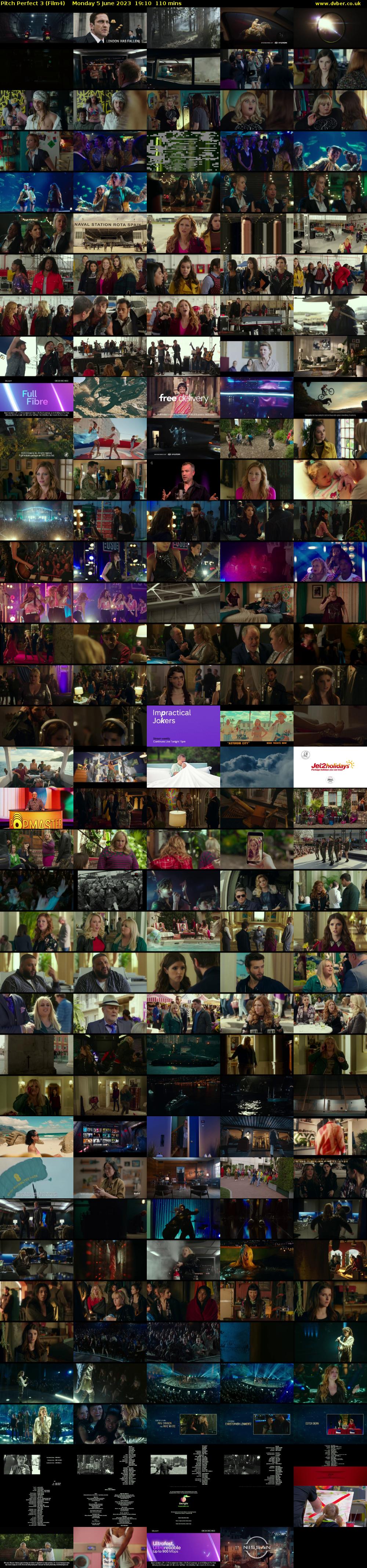 Pitch Perfect 3 (Film4) Monday 5 June 2023 19:10 - 21:00